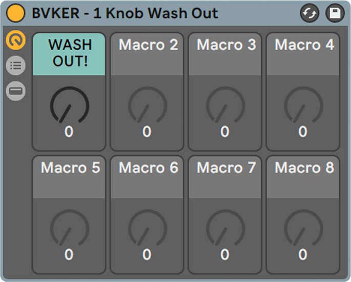 1 Knob Wash Out