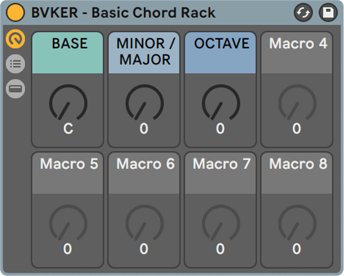 Ableton Chord Rack