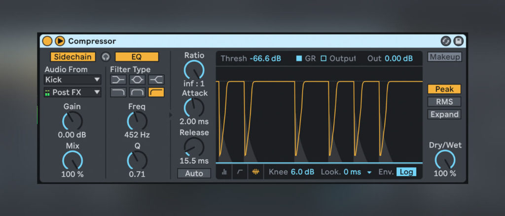 Ableton Live Sidechain Compressor