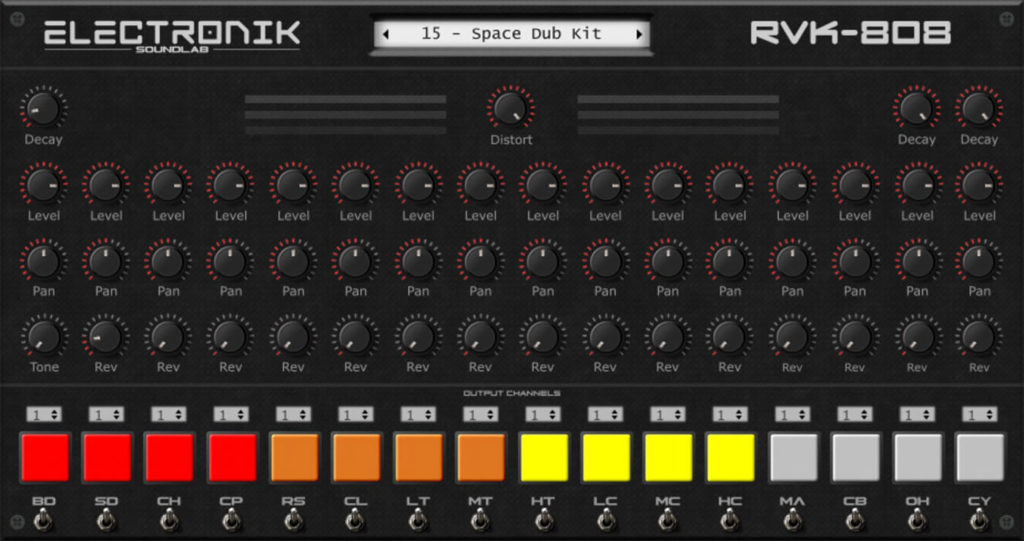 Electronik Sound Lab RVK-808 Screenshot