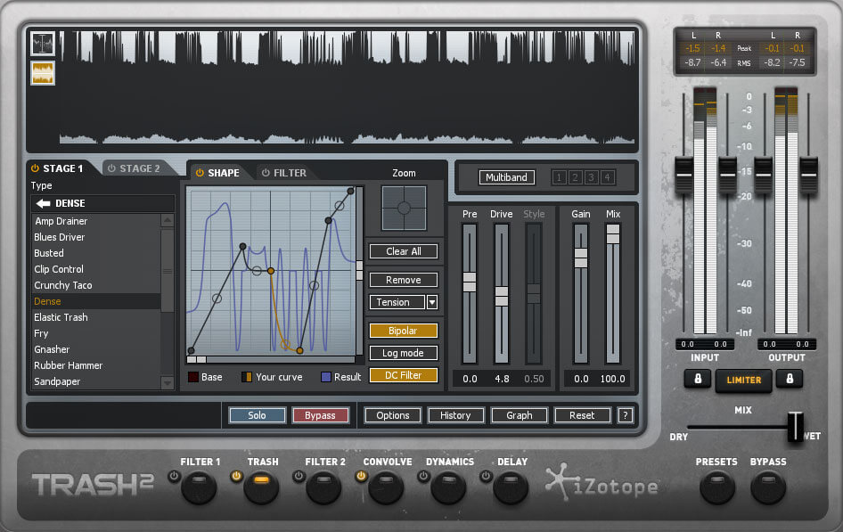 iZotope Trash Screenshot